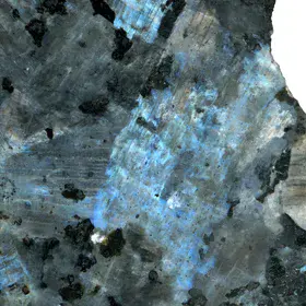 Feldspars in a larvikite