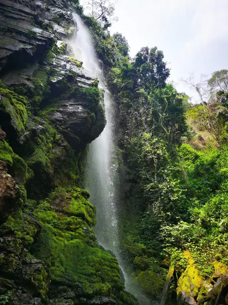 The waterfall near the Niary River in Congo-Brazzaville.